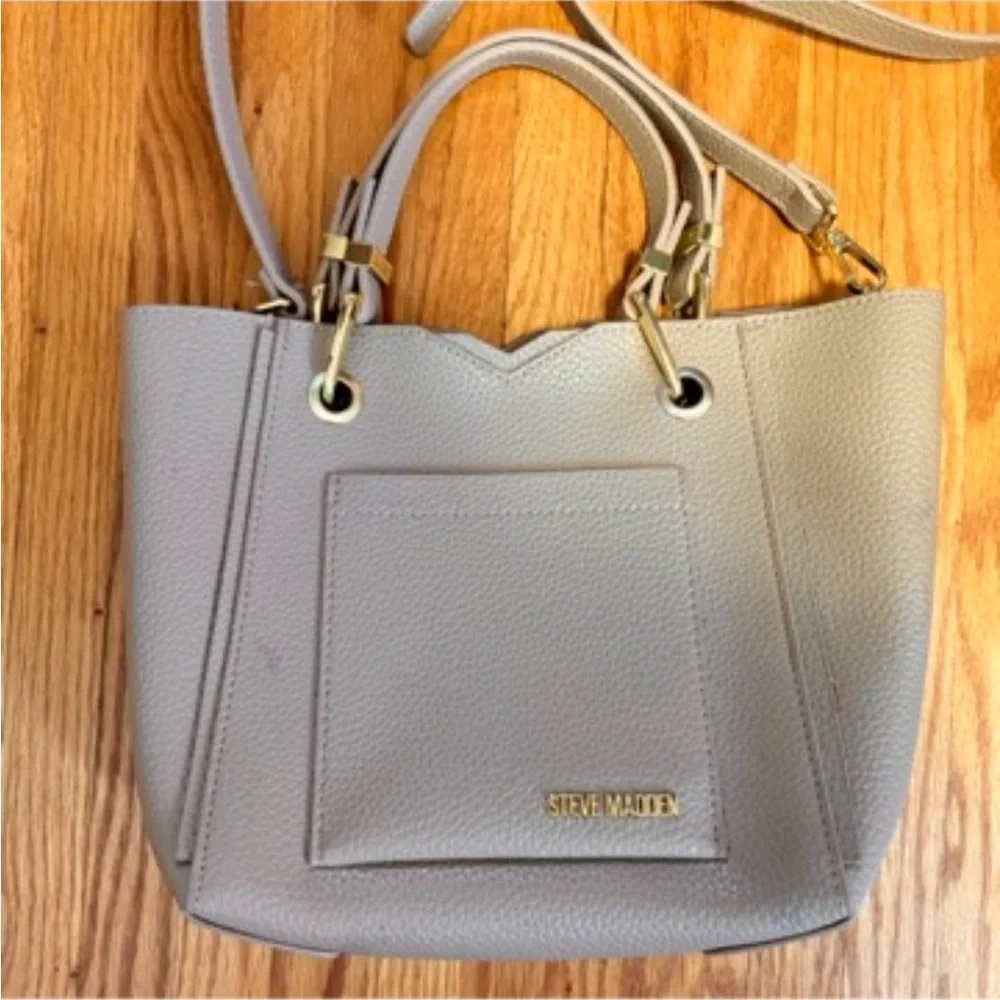 Steve Madden Tan Bag with Versatile Straps - Picture 2 of 10